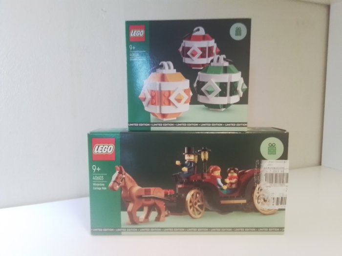 Lego - 40603 en 40604 LEGO Limited Edition (kerst)