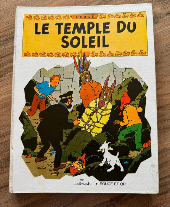 Tintin - Album Pop Hop - Tintin et le temple du Soleil - 1 Album - Første udgave - 1969