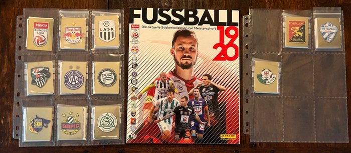 Panini - Austrian Fussball 2019/20 - Empty album + (301/329) Incomplete loose sticker set