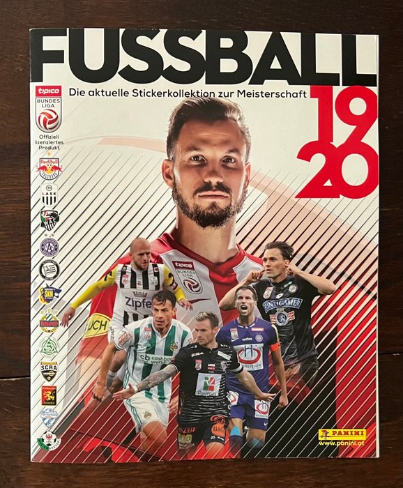 Panini - Austrian Fussball 2019/20 - Empty album + (301/329) Incomplete loose sticker set