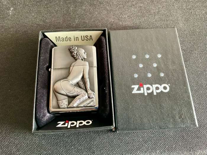 Zippo - Pretty woman - Lommelighter - krom