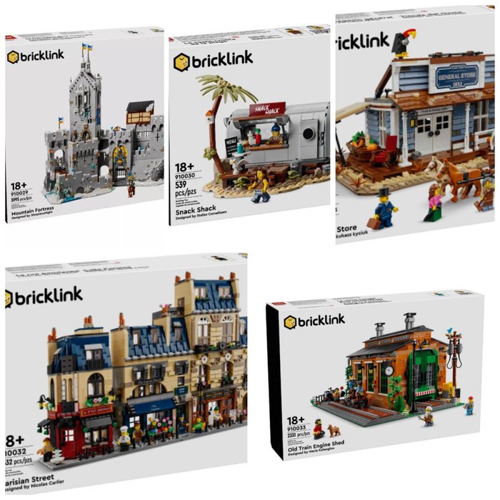 Lego - Bricklink designer program series 1 (Complete serie nieuw in doos) - 2020+