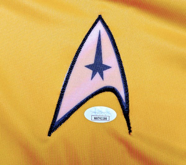 Star Trek - William Shatner - Signed Gold Star Trek Uniform Captain Kirk - JSA COA