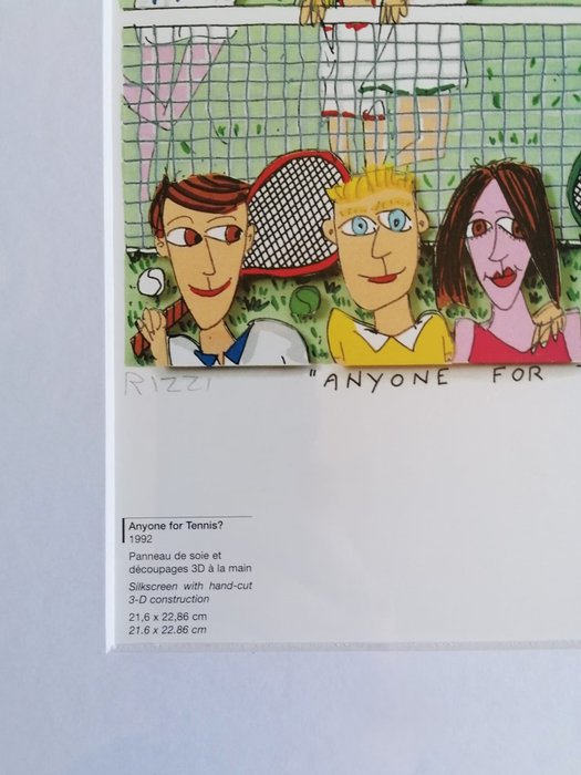 James Rizzi (after) - Anyone for Tennis?