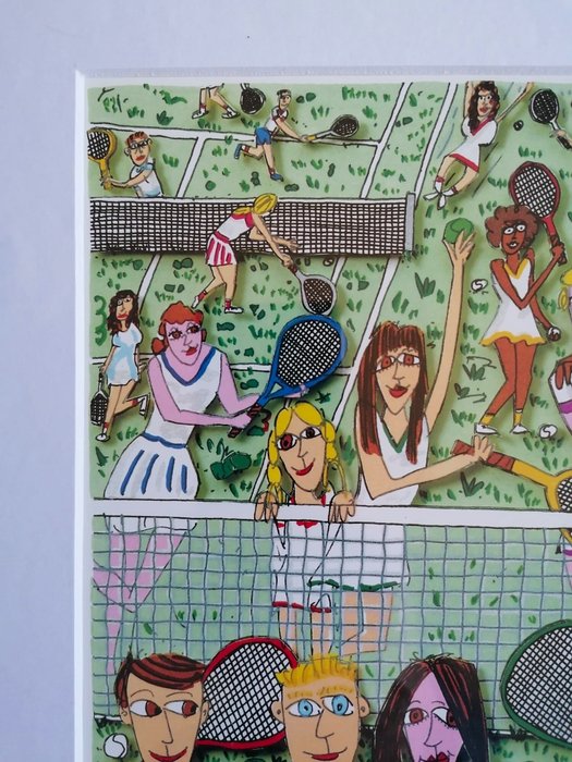 James Rizzi (after) - Anyone for Tennis?