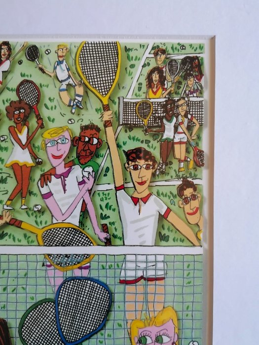 James Rizzi (after) - Anyone for Tennis?