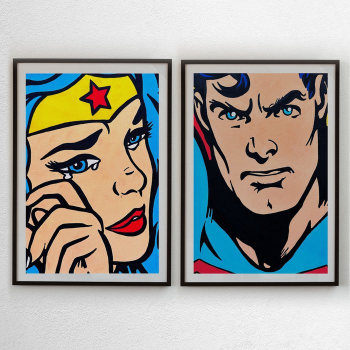 Josh Mahaby (1982) - Wonderful Crying + The Look of Superman (LOT 2 PRINTS)