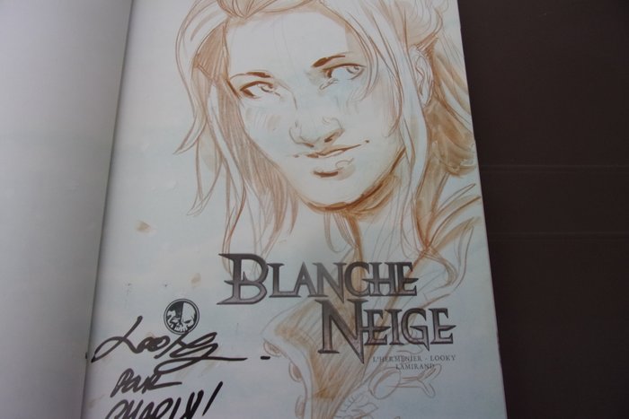 Blanche Neige T1 + 2x dédicace - C - 1 Album - Første udgave - 2012