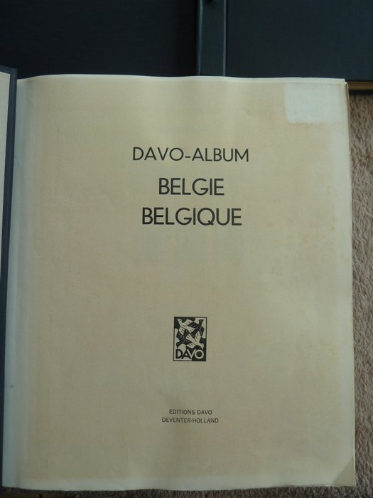 Belgien - Holland - Luxembourg 1849/1972 - Belgien, Holland, Luxembourg i 3 Davo preprint albums - Davo