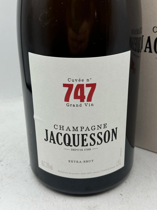 Jacquesson, Jacquesson Cuvée n°747 - Champagne Extra Brut - 1 Magnum (1,5 L)