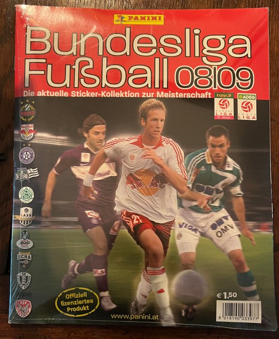 Panini - Bundesliga Fussball 08/09 - Factory seal (Empty album + complete loose sticker set)