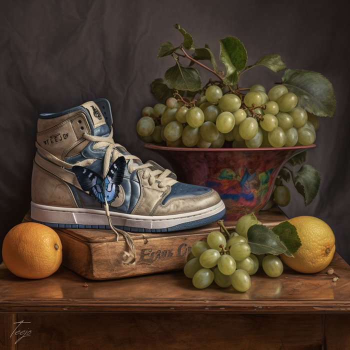 Teejo - Nature morte à la Sneaker v2