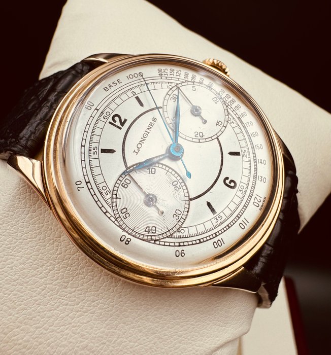 Longines - 18K GOLD Flyback Chronograph cal. 13ZN - 5560.2 - Mænd - 1901-1949