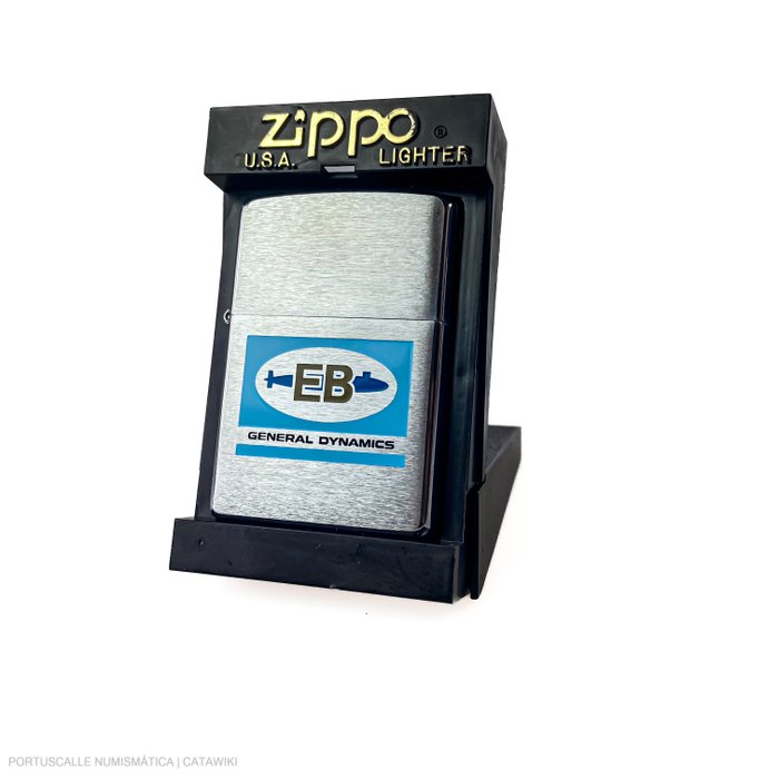 Zippo - EB General Dinamics Sealed - Lighter - Stål (rustfrit)