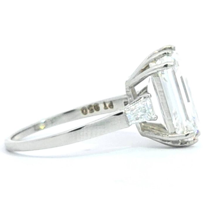 Ring Platin -  618ct tw Diamant (Laboratoriedyrket) - Diamant - EVVS2