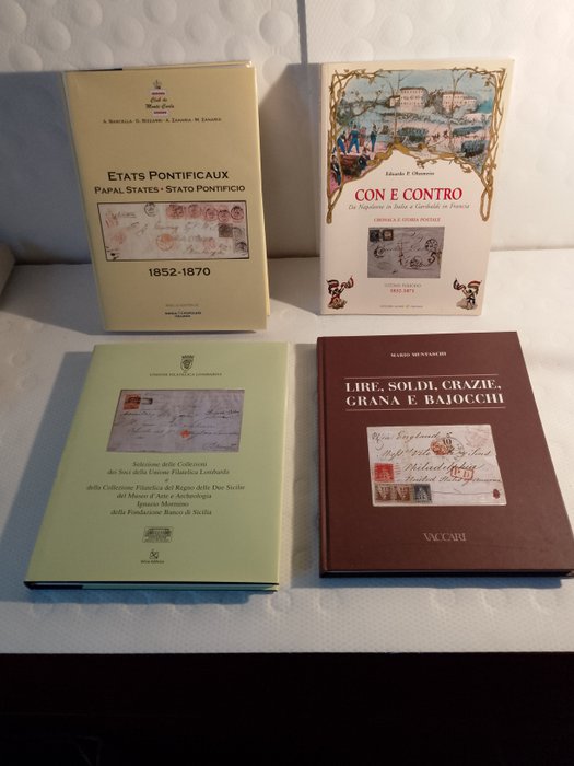 Gamle italienske stater, verden 2000/2006 - Pavelige Statsbøger 1852-1870 årg. 2006-Lire, Penge Tak, Grana og Bajocchi-år 2003-Union