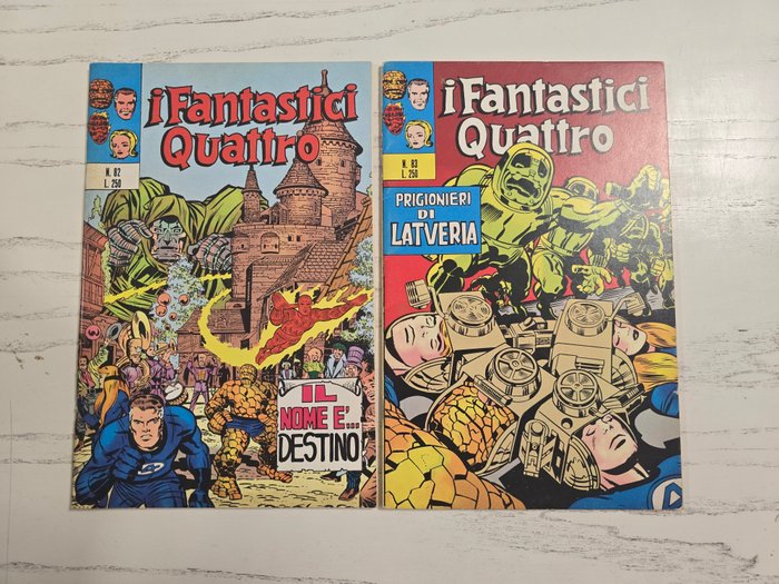 I Fantastici Quattro n 82/25 - originali - 4 Comic - Første udgave