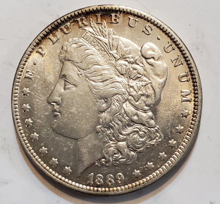 Förenta staterna. Morgan Dollar 1889-O  (Ingen mindstepris)