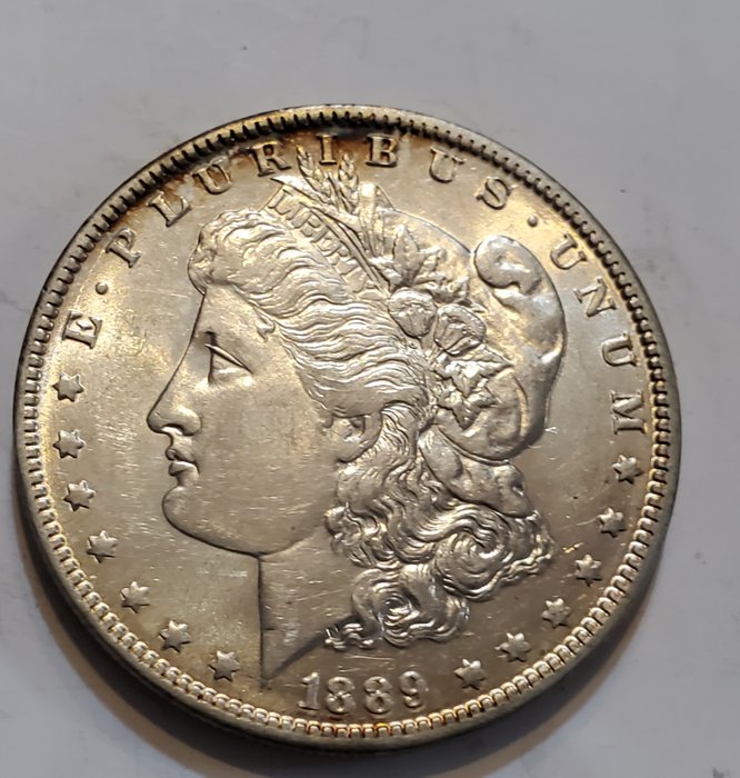 Förenta staterna. Morgan Dollar 1889-O  (Ingen mindstepris)