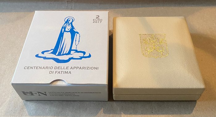 Vatikanstaten. 2 Euro 2017 Proof, Delle of Fatima