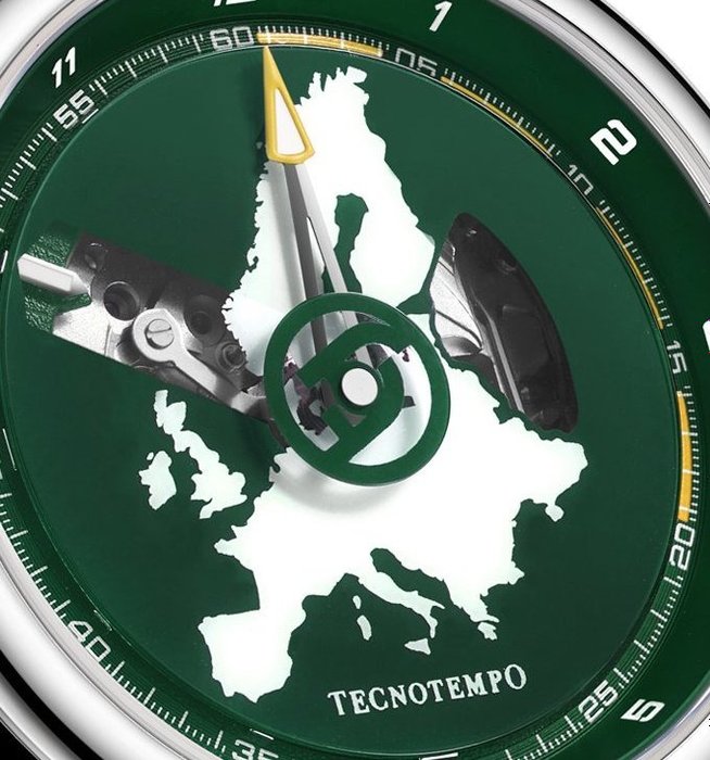 Tecnotempo - "Dynamic Europe" - Automatic - Designed by Tecnotempo - - TT.50.EUGR (green dial) - Mænd - 2011-nu