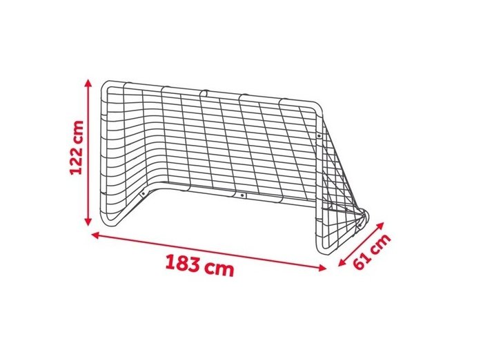 iGoal bærbart oppusteligt fodbold- og håndboldmål 183 X 122 cm Splinternyt – mål til alt terræn - 2024 - Fodboldstøvle