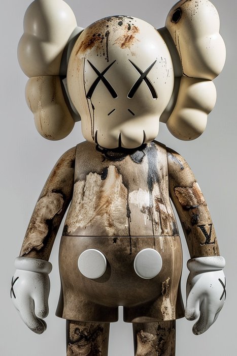 Artxlife - Burned Kaws Vuitton [XL]