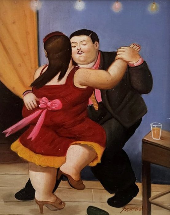 Scuola europea (XX), da Botero - Il ballo