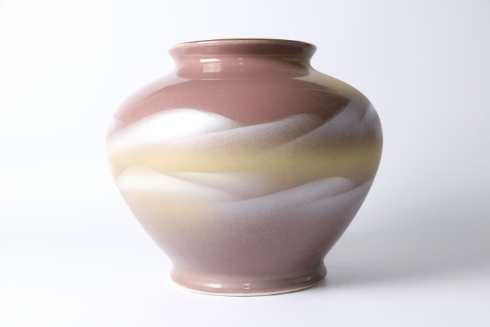 Smuk Kutani porcelæn 九谷焼 vase - Porcelæn - 九谷阿古 Kutani Ako - Japan - 1900-2000