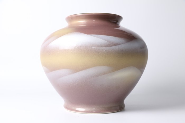 Smuk Kutani porcelæn 九谷焼 vase - Porcelæn - 九谷阿古 Kutani Ako - Japan - 1900-2000