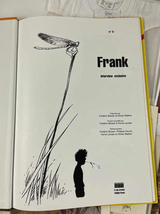 DBD - Dossier Frank + 8 ex-libris Zoo/Brousaille signés - 1999