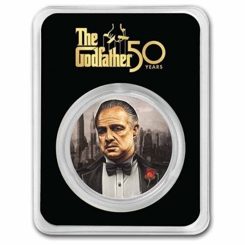 Niue. 2 Dollars 2022 Der Pate 50 Jahre Godfather - Colorized, Blister, 1 Oz (.999)  (Ingen mindstepris)