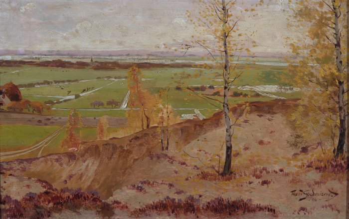 Theo Goedvriend (1879-1969) - Hollands Uitzicht