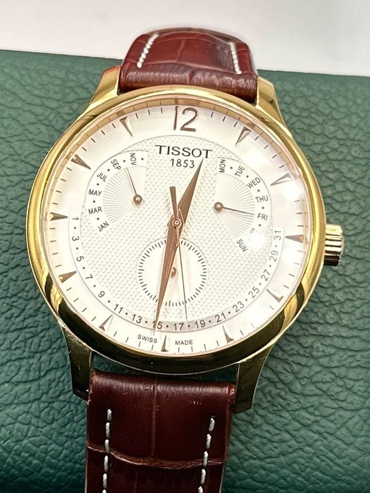 Tissot - Tradition Perpetual Calendar - Ingen mindstepris - T063637A - Mænd - 2011-nu