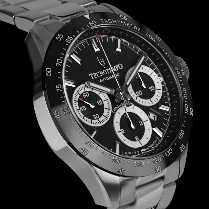 Tecnotempo - Chronograph "Chrono Round" -  Automatic Swiss Movt - Limited Edition - - Ingen mindstepris - TT.200RO.AN - Mænd - 2011-nu