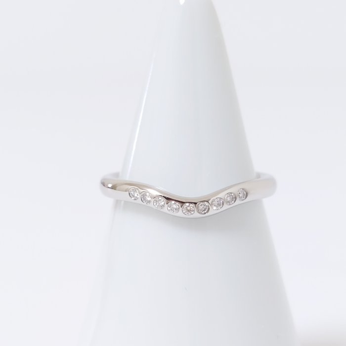 Tiffany  Co - Ring - Curved Platin