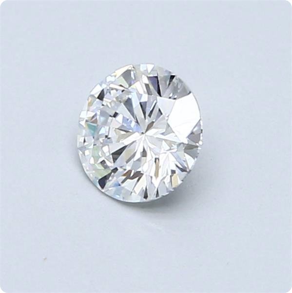 1 pcs Diamant  (Natur)  - 046 ct - Rund - D (farveløs) - VS2 - Gemological Institute of America (GIA)