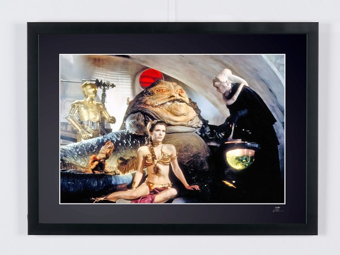 Star Wars Episode VI: Return of the Jedi - Fine Art Photography - Luxury Wooden Framed 70X50 cm - Limited Edition Nr 04 of 30 - Serial ID 17345 - Original Certificate (COA) Hologram Logo Editor and QR Code - 100% new items