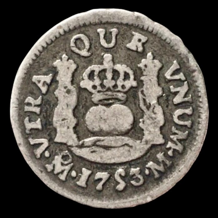 Spanien. Fernando VI (1746-1759). Medio Real - 1753 M - México - (R636)  (Ingen mindstepris)