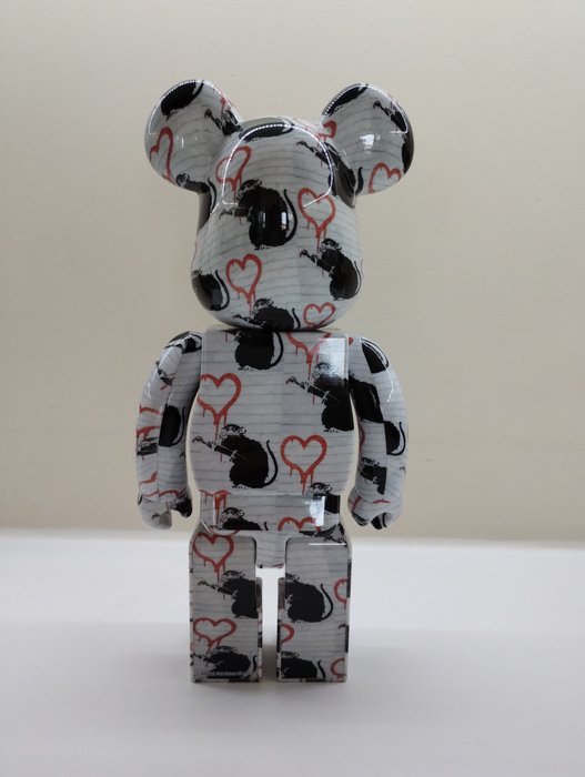 Banksy (1974) - Banksy Love Rat 100%  400% Medicom Toy