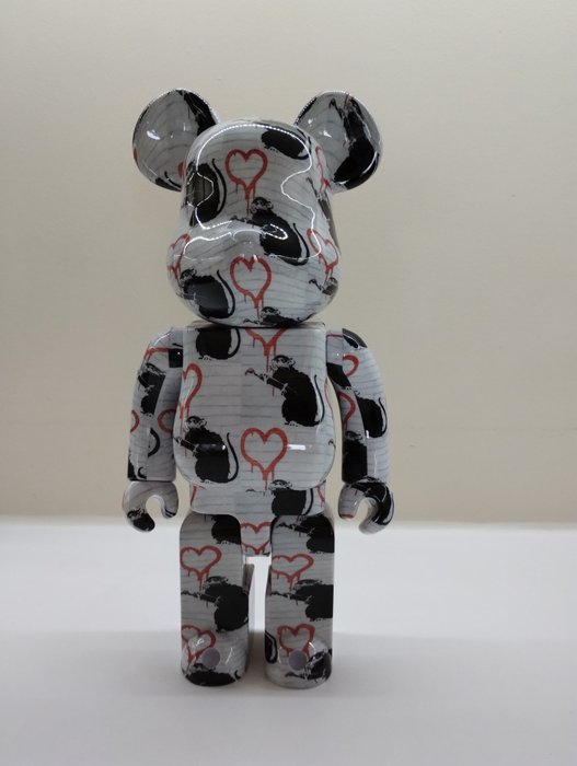 Banksy (1974) - Banksy Love Rat 100%  400% Medicom Toy