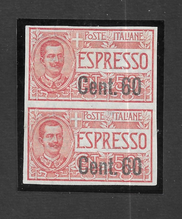 Italien Kongerige  - Espresso Cent.60 I Copicola Ikke Perforeret