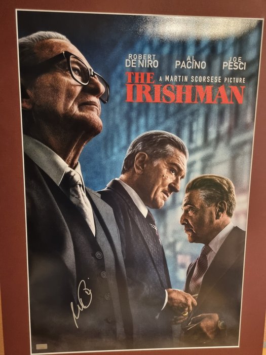 The Irishman - Large photo (40x60 cm) signed by Al Pacino - Celebrity Authentics COA - Private Signing