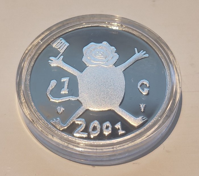 Holland. Beatrix (1980-2013). 1 Gulden (Laatste Gulden) 2001 Prooflike