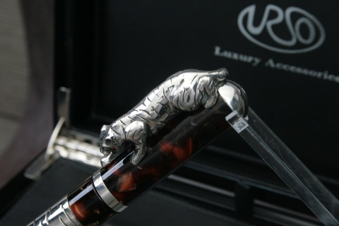 Urso - Roller White Tiger in sterling silver limited edition - Rollerpen