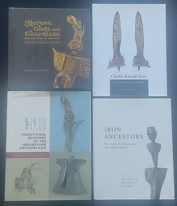 Albert van Zonneveld, David van Duuren, Bruce Carpenter, Theo Alkema. - 4 books on Indonesian Weapons (Keris), including 'Traditional Weapons of the Indonesian Archipelago' - 2001-2022