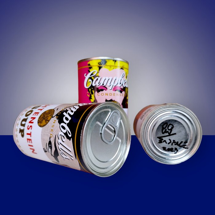 BADFACE - Latas Campbells Soup Edición Warhol, Haring y Lichtenstein