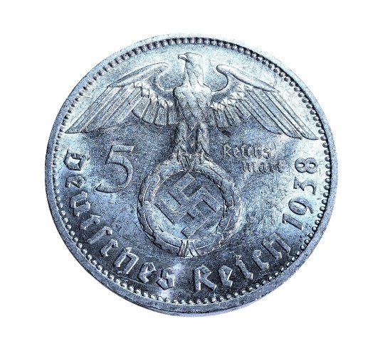 Tyskland. THIRD REICH. 5 Reichsmark 1938 ceca E (MUY ESCASA)  (Ingen mindstepris)