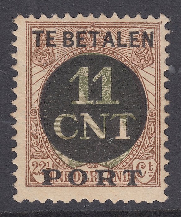 Holland 1924 - Postpakkeafregningsstempel - NVPH PV1