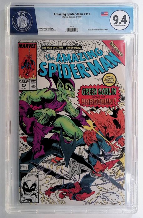 Amazing Spider-Man #312 - EGC graded 9.4 - 1 Graded comic - 1989